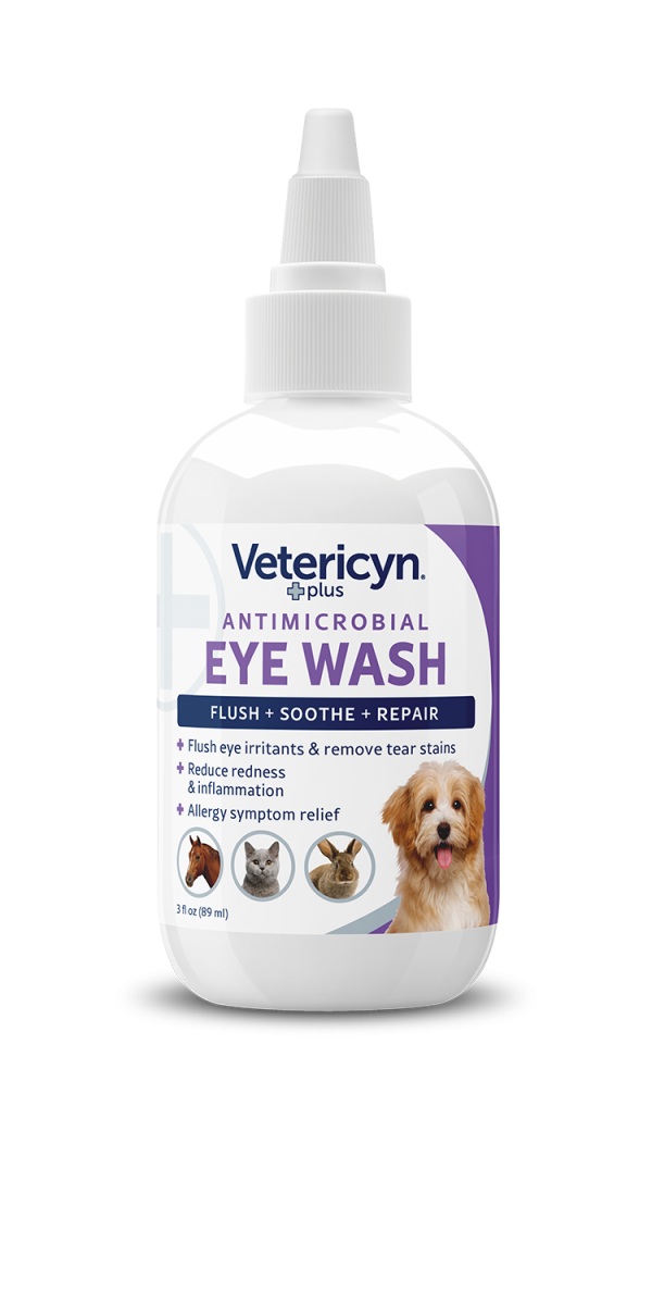 Vetericyn Plus Antimicrobial Eye Wash for Dogs & Cats, 3-ounce Supply - Image 2