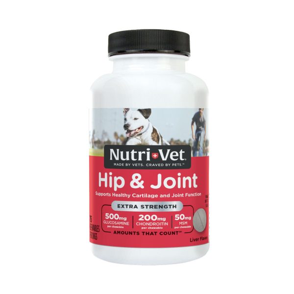 Nutri-Vet Hip & Joint Extra Strength Chewables 75 Count Hot on Sale