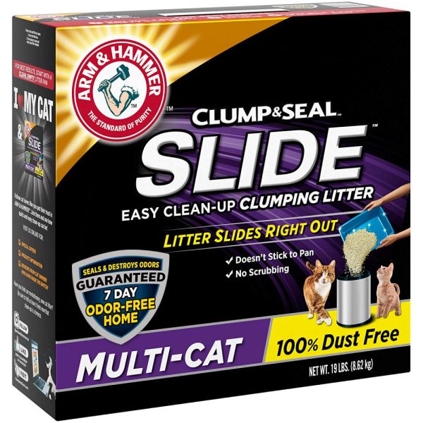 Arm & Hammer Slide Multi-Cat Easy Clean-Up Cat Litter 19lb on Sale