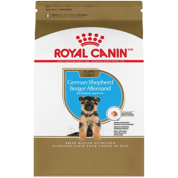 Royal Canin Breed Health Nutrition German Shepherd Puppy Dry Dog Food Discount