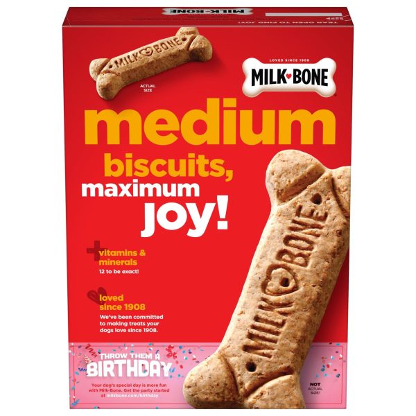 Milk-Bone Original Dog Biscuits, Medium Crunchy Dog Treats, 24 Ounces For Discount - Image 2
