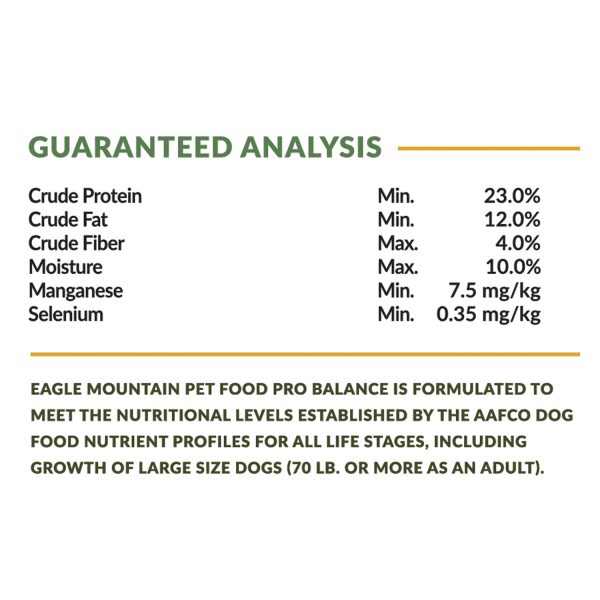 Eagle Mountain Pro Balance Dry Dog Food For Cheap - Image 4